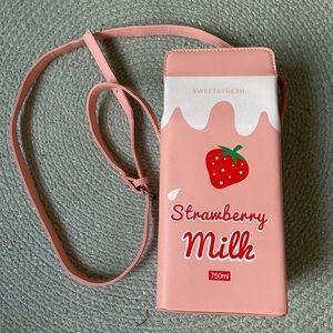 Vintage Strawberry Milk Purse
